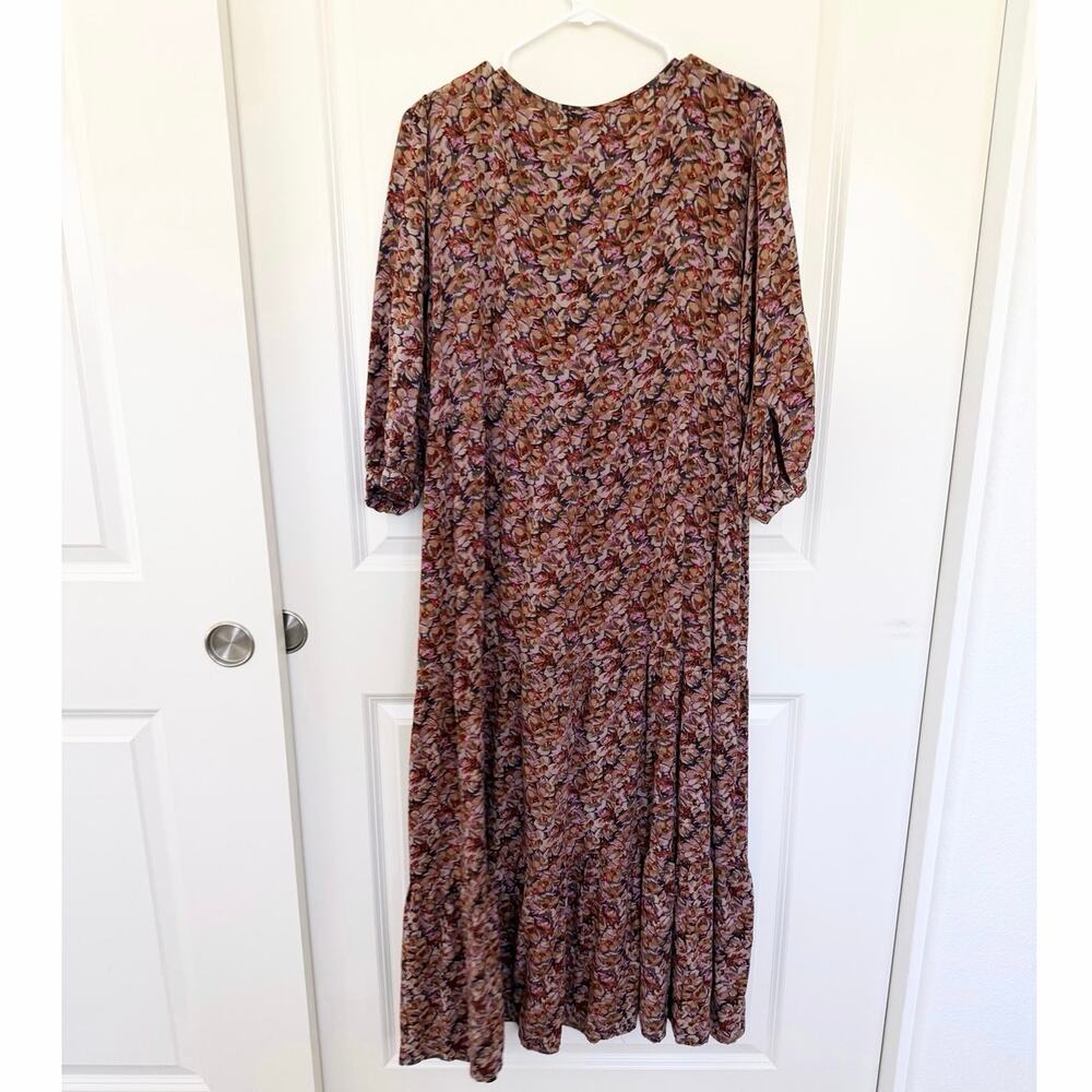 Natural Life Becca Tiered Floral Maxi Dress Large / XL - Picture 3 of 6